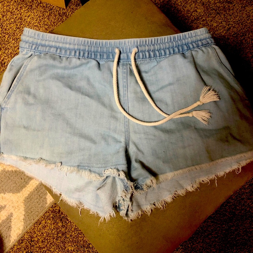 Frayed shorts